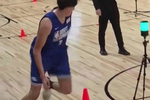 站立摸高2米97！马拉联合实训的移动能力如何？